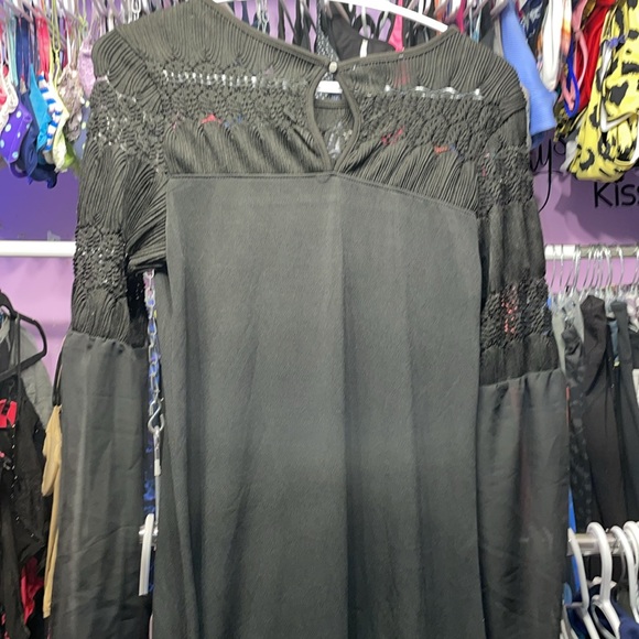 Maurice’s Long dress lace beads sequins mesh light weight designer size XS - Picture 8 of 9